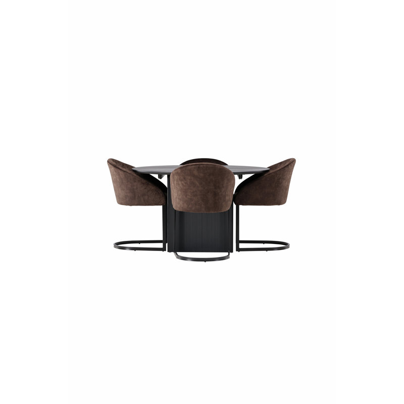 Azaryia 4 - Person Dining Set