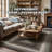 Kirkman Braided Rug Washable Indoor/Outdoor Black/Gray/Brown Rug-707831077