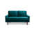 Teal Blue Velvet selected