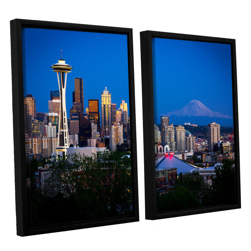 2 - Pieces, 24" H x 36" W x 2" D
