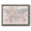 Carte de guépard rose sur toile-96272891-96272893