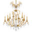 Renaissance Nouveau 12 Light 32in x 38in Chandelier in Heirloom Gold with Clear Heritage Handcut Crystals-1547579659