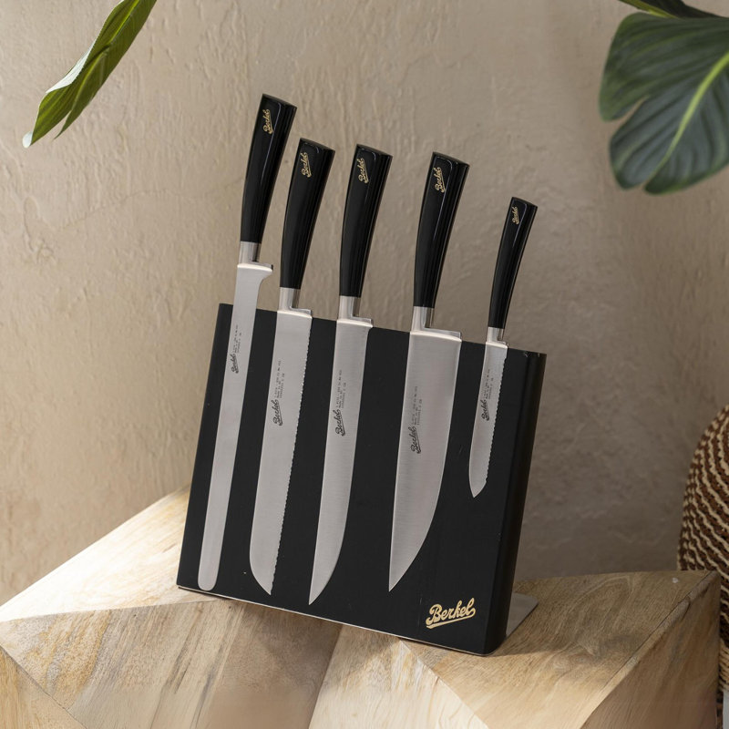 Ensemble de couteaux assortis 5 pièces Elegance Chef, Noir