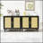 Natural Rattan Door Buffet Cabinet With Adjustable Shelves, Perfect For Organized Storage And Rustic Charm.