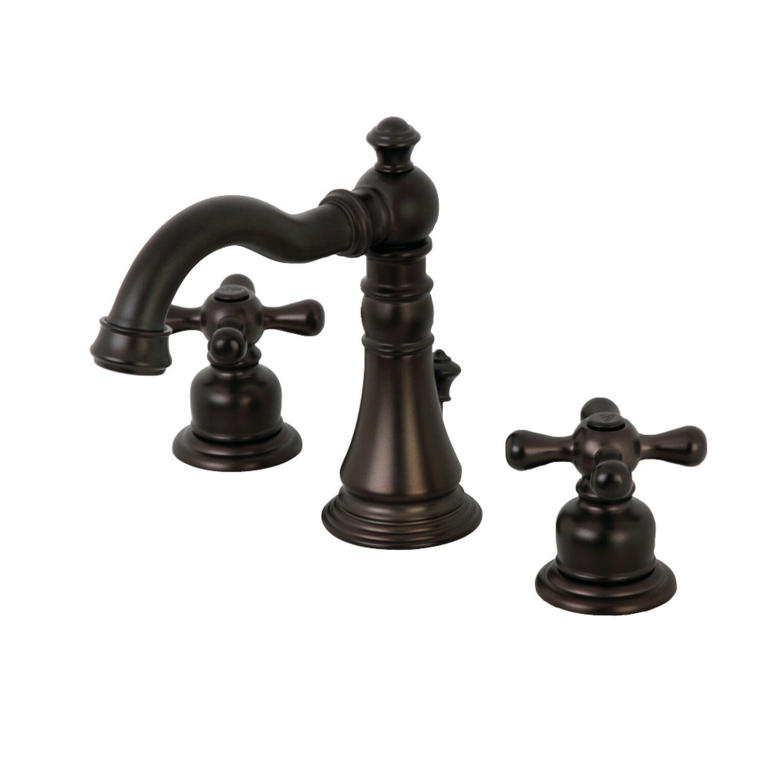 Kingston Brass American Classic Widespread Bathroom Faucet with Drain ...