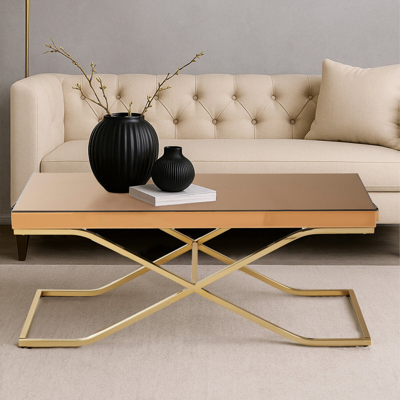 Bremond Cross Legs Coffee Table