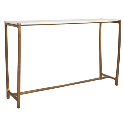Zeiler 47'' Marble Top Console Table