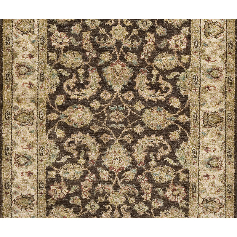 Handmade Wool Oriental Area Rug, Runner 2'6" x 20'