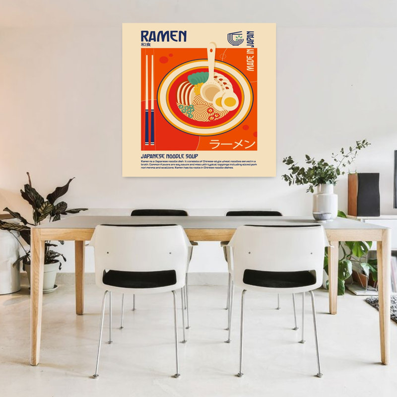 Art contemporain rétro, H 36 po x l 36 po