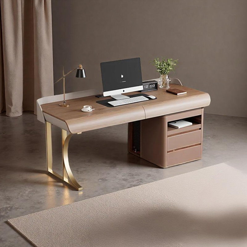 Bureau rétro-chic, H 29,52 po x l 55,11 po x P 27,55 po