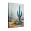 Plantes et fleurs, paysage désertique avec cactus bleus et plantes grasses-1501217504