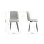 Riya 121.92cm H Polyurethane Upholstered Side Chair-1890985311