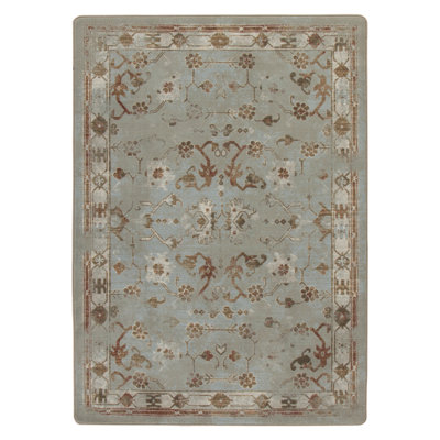 Tapis oriental turquoise Goutier Croft Subtle