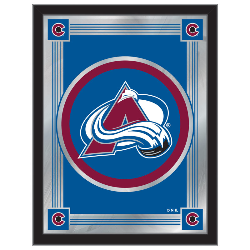 « logo mirror », impression encadrée NHL, Colorado Avalanche