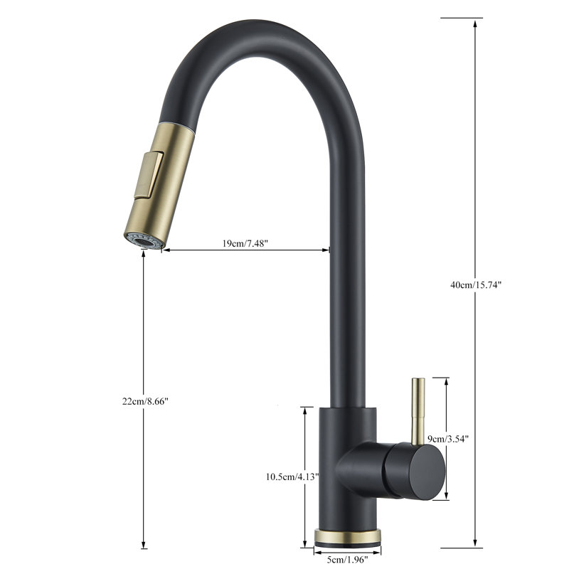 Belfry Kitchen Lomonaco Kitchen Faucet