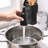 Modern Black Kitchen Sink Faucet With Pull Out - 360 Rotation Single Hole Rotatable Handle
