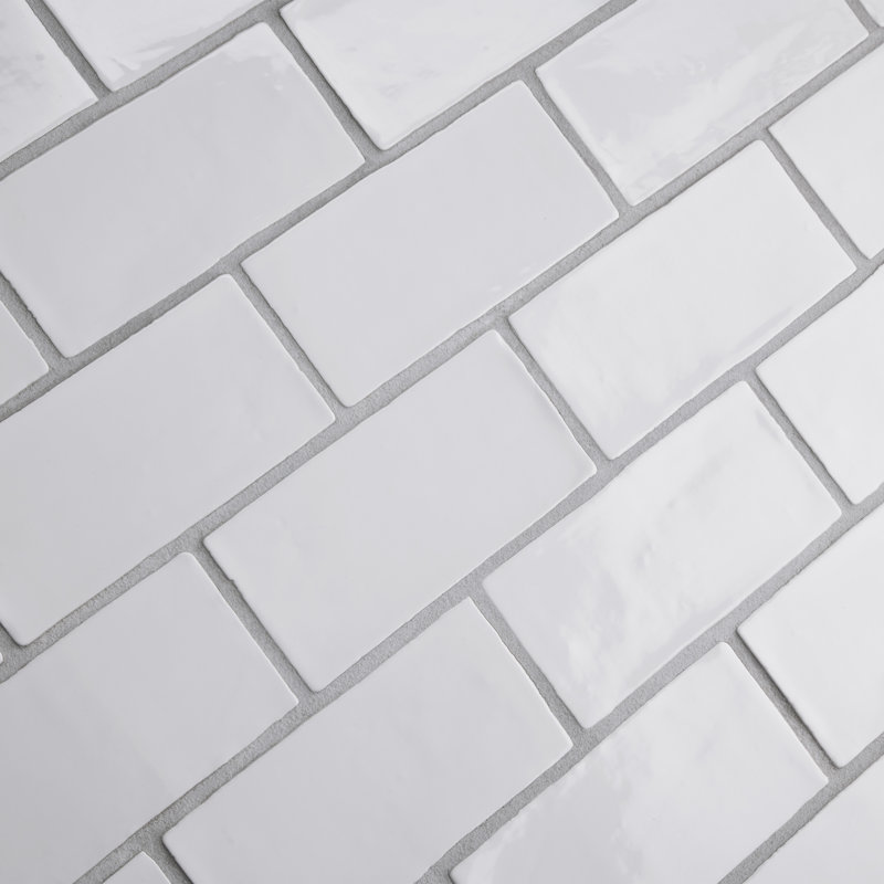 Chester 3" x 6" Ceramic Field Tile in White