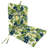 22" x 44" Outdoor Chair Cushion with Ties and Loop-1798090740