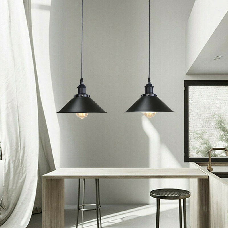 Elam 1 - Light Black Single Pendant, 110cm H x 22cm W x 22cm D