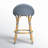 Ellie Rattan and Metal Low Back Counter Stool-1053708083