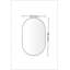 Miroir mural élégant pour la décoration de la salle de bain et de la chambre à coucher-482758497