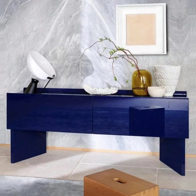 Italian-style minimalist console table