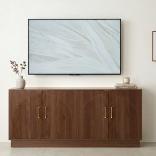Meuble télé avec rangement Mid-Century