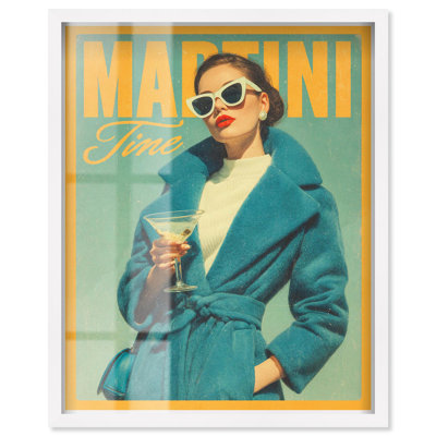 «Martini Time» par Shadowbox Print