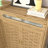 Coffee Bar Cabinet, Modern Farmhouse Buffet Sideboard With Drawer And Adjustable Shelf, Barn Door Storage Cabinet For Kitchen, Dining Room, Bathroom, Entryway