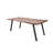 Laub Acacia Solid Wood Top Metal Base Dining Table