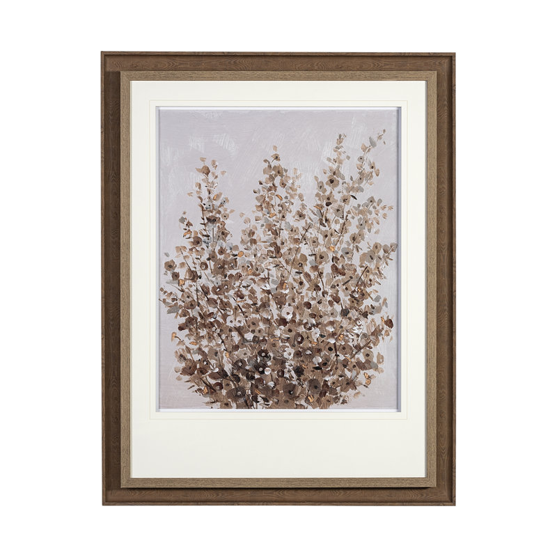 «Rustic Wildflowers I» par Tim Ottoole, reproduction d'art encadrée sous verre, Fleurs sauvages rustiques II