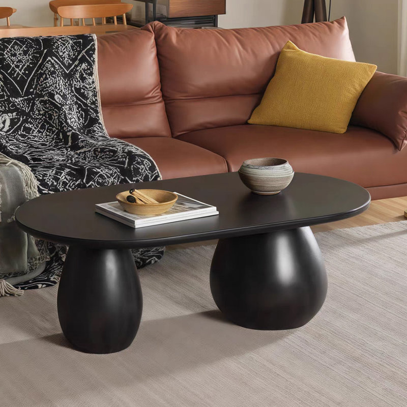 Table basse Minimalist, H 15,74 po x L 47,24 po x l 23,62 po, Noir