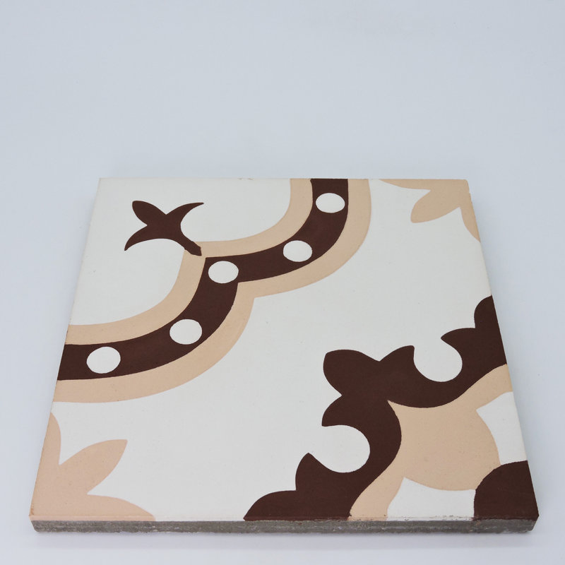 Kasba 8" x 8" Cement Patterned Wall & Floor Tile