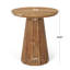 Solid Wood Pedestal End Table