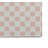 Checkered Absorbent Non-Skid Rectangular Toilet Mat