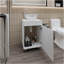 Meuble-lavabo blanc avec lavabo intégré-68133823