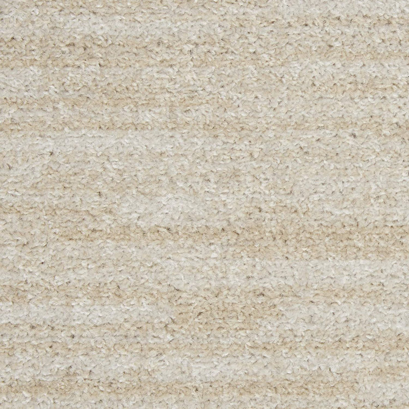 Tapis intérieur / extérieur beige en polypropylène tissé à la machine 8 pi x 10 pi Vanauken