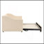 Lit de jour simple rembourré avec lit gigogne-50395441