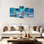 Radiant Northern Lights, reproduction d'art sur toile-92829450