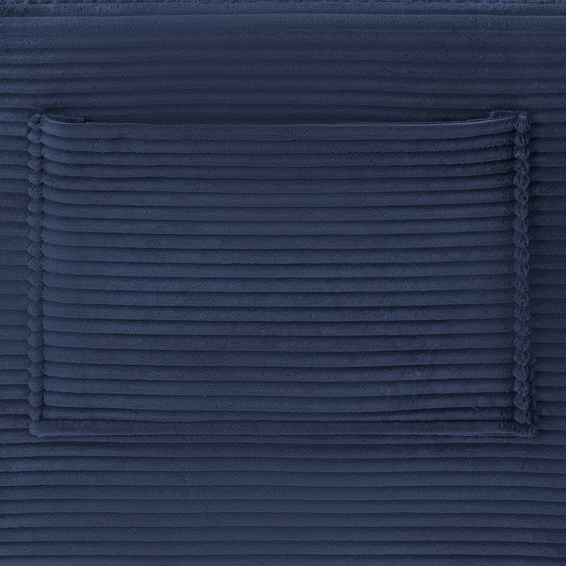 Canapé modulaire en velours côtelé 69 po Compression Modern