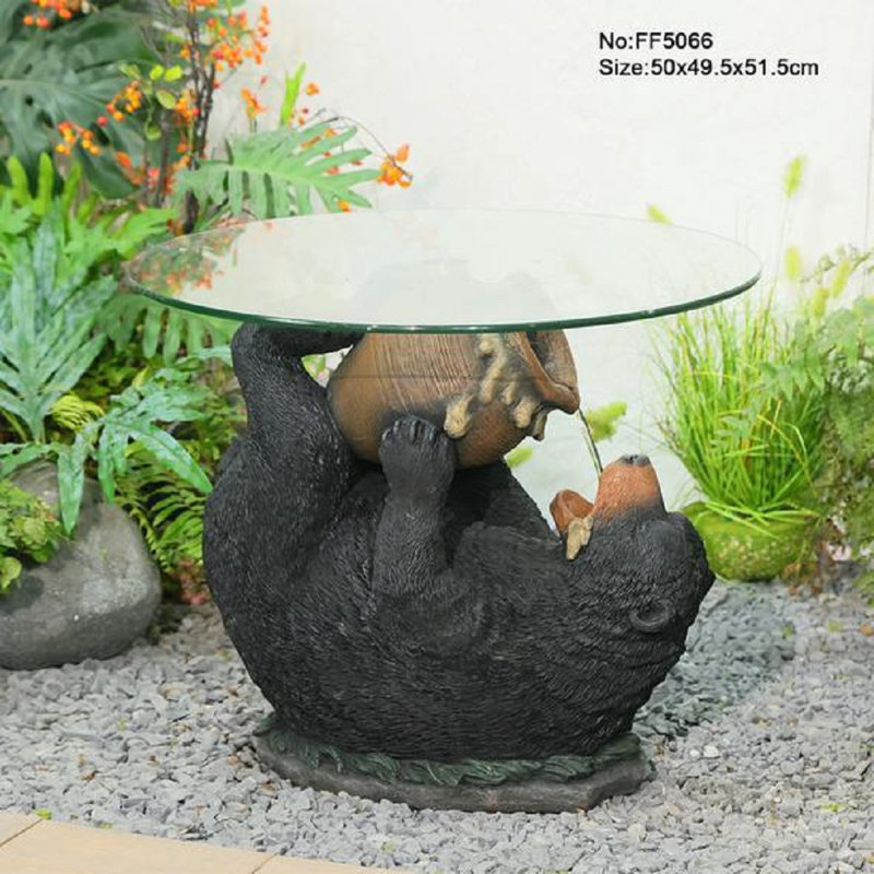 Outdoor Fountain with LED Lights  - Cascading Water Feature for Garden & Patio​