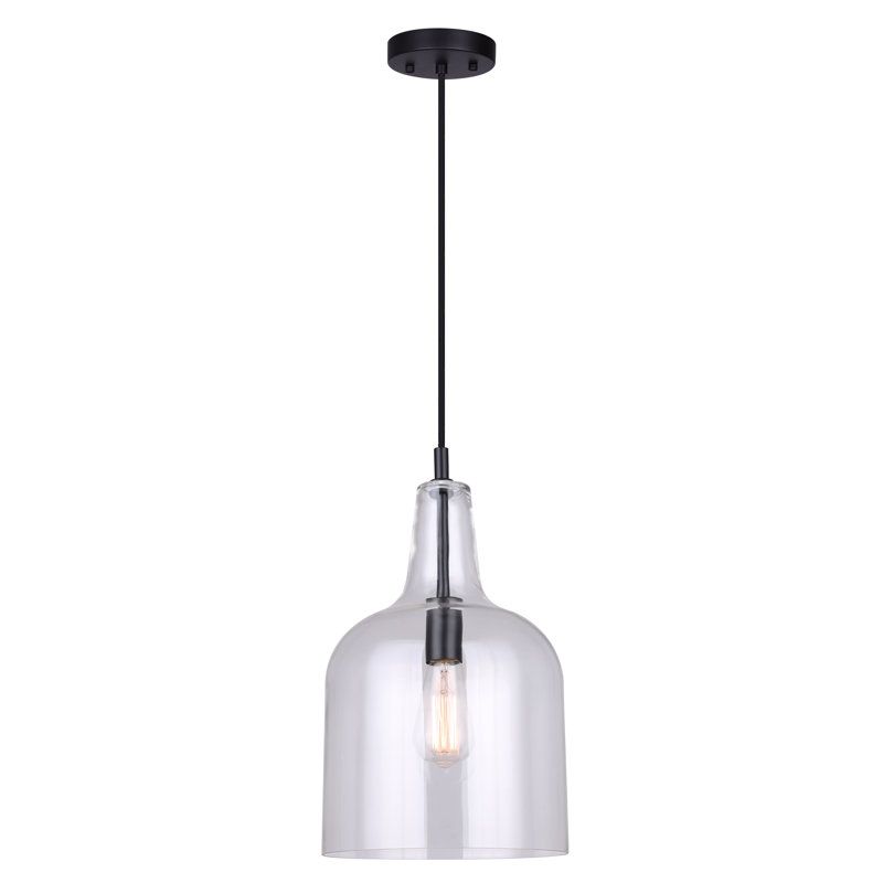 Luminaire suspendu Curcio, Noir