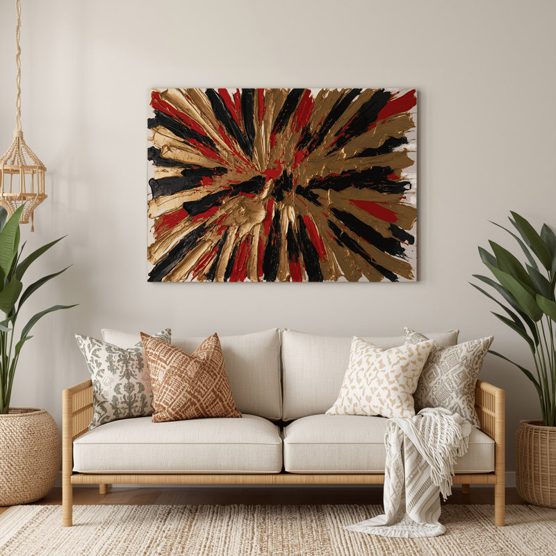Neo Expressionism 76 Brown Metal Wall Art