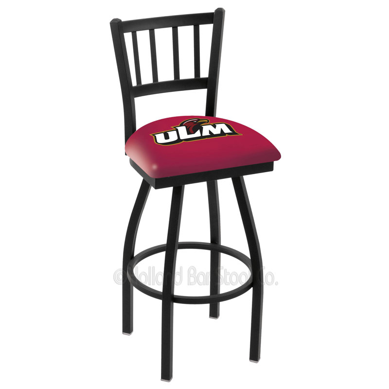 NCAA Swivel 25" Counter Stool, 30" Height, Louisiana-Monroe