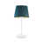White Base/Bottle Green/Gold Shade