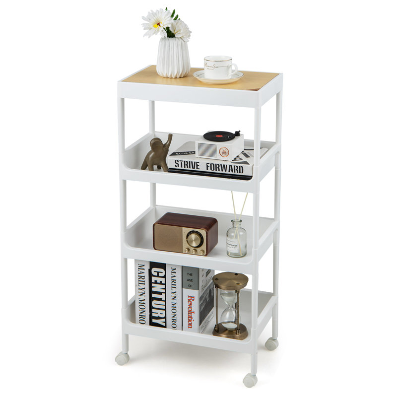 Eadoin Wood Bar Cart