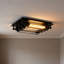 Lustre industriel 4 lumières Retro