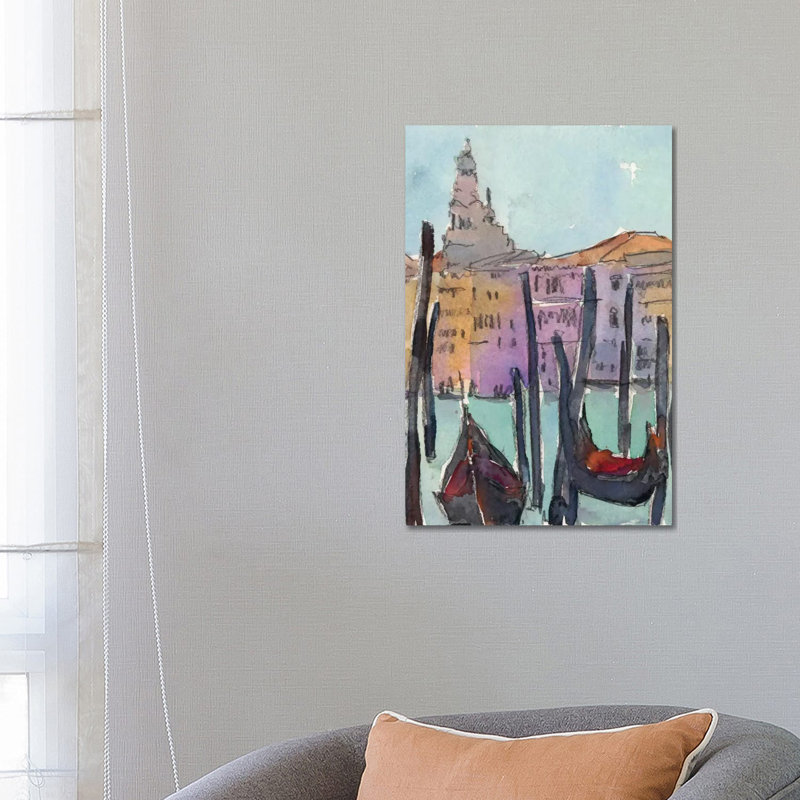Venice Plein Air IV by Samuel Dixon - Wrapped Canvas Gallery-Wrapped Canvas Giclée, 66.04 cm H x 45.72 cm W x 3.175 cm D
