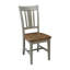 Chaise d'appoint en bois massif Evalyn-48372501