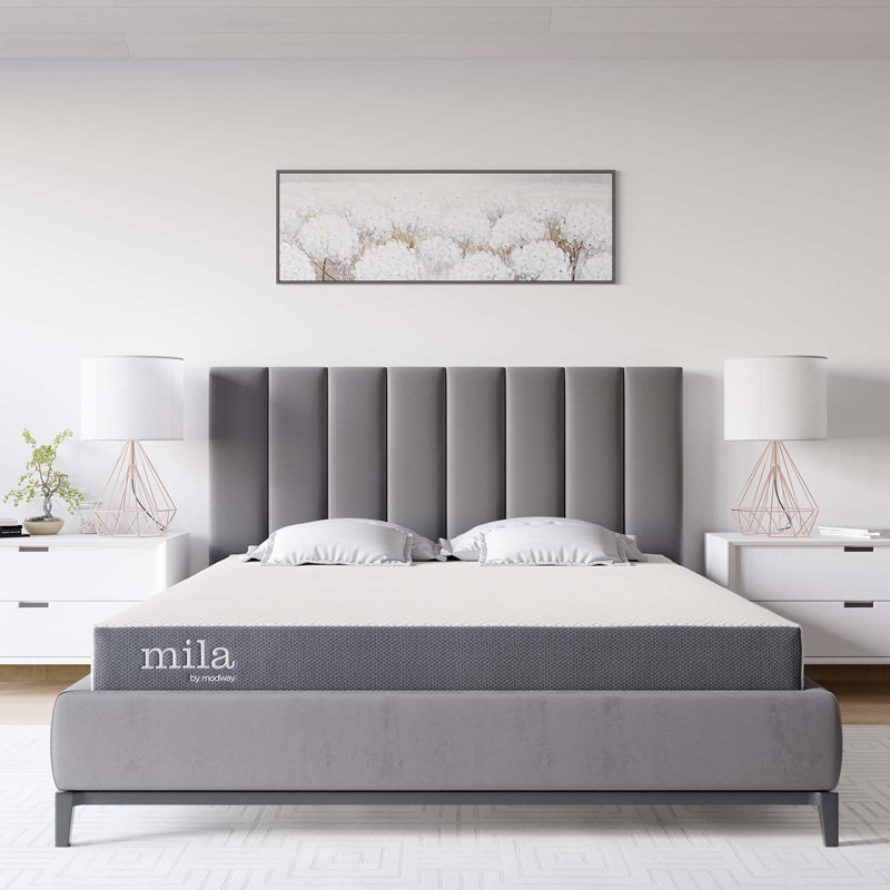 Mila 5" Queen Memory Foam Mattress with Breathable Cover